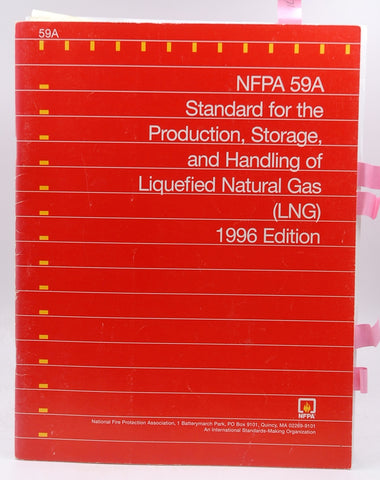 1996 NFPA 59A Standards for Liquefied Natural Gas, by NFPA  