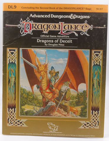 Dragons of Deceit (Advanced Dungeons & Dragons/Dragonlance Module DL9), by Niles, Doug  