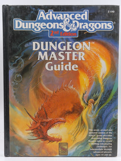 AD&D 2nd Edition Dungeon Master's Guide Original Cover, by Staff  