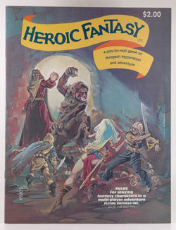 Heroic Fantasy Rulebook: A Play-By-Mail Game of Dungeon Exploration and Adventure, by Rick Loomis  