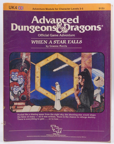 When a Star Falls (Advanced Dungeons & Dragons module UK4), by Morris, Graeme  