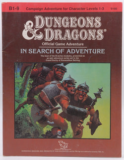 D&D B/X B1-9 In Search of Adventure Fair Play Copy, by   