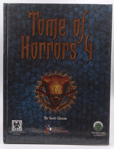Tome of Horrors 4 for Swords & Wizardry VG++, by Scott Greene  