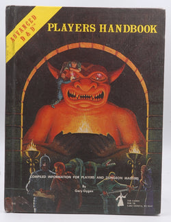 7th Printing AD&D Players Handbook VG Perfume, by Gary Gygax  