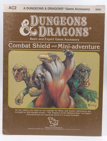 Combat Shield and Mini-Adventure (AD&D Fantasy Roleplaying, Accessory AC2), by Anne C. Gray, Tim Kilpin  