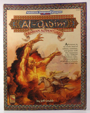 AD&D 2e Al-Qadim Arabian Adventures Rulebook/Campaign, by Jeff Grubb  