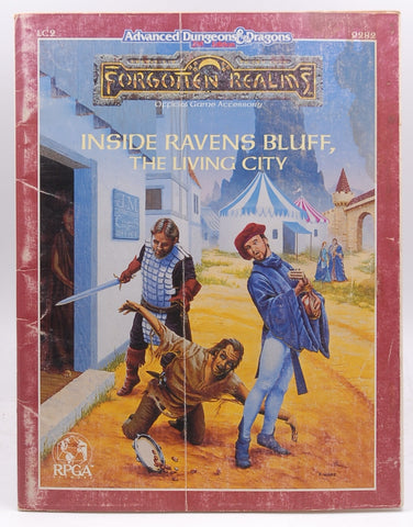 AD&D 2nd Ed Inside Ravens Bluff, the Living City, by Staff  