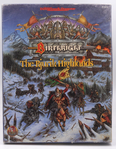 The Rjurik Highlands (AD&D 2nd Edition, Birthright Campaign Expansion, 3121), by Anthony Pryor  