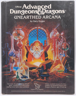 AD&D Unearthed Arcana VG, by Gary Gygax  