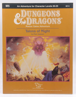 Talons of Night: Standard Module M5 (Dungeons & Dragons), by Jaquays, Paul  
