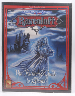 AD&D 2nd Ed Ravenloft Van Richten's Guide to Ghosts SW, by Staff  