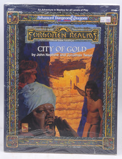 AD&D 2nd Ed City of Gold Forgotten Realms RPG D&D, by John Nephew, et al  