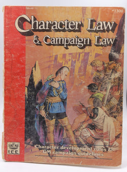 ICE Character Law & Campaign Law RPG 1300 Fair, by Staff  