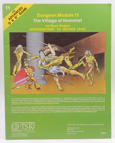 The Village of Hommlet (Advanced Dungeons & Dragons), by Gary Gygax  