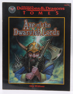 Axe of the Dwarvish Lords (AD&D Tomes Series), by Williams, Skip  