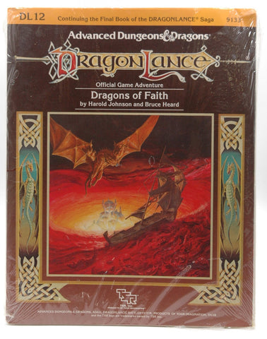 AD&D DL12 Dragons of Faith Dragonlance SW NEW, by Harold Johnson, Bruce Heard  