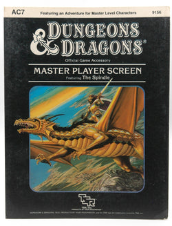 Master Player Screen: Featuring the Spindle/Ac7 (Dungeons and Dragons, Master Level Characters) (1986-05-03), by   