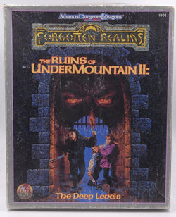 AD&D Forgotten Realms The Ruins of Undermountain II G+, by   