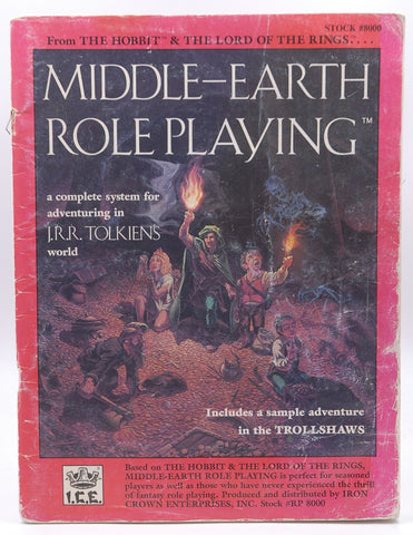 MERP Role Playing Game Core Book 8000 Middle Earth Role Playing Tolkien RPG, by   