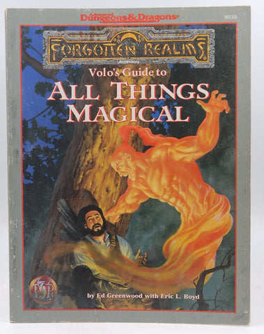 By Ed Greenwood Volo's Guide to All Things Magical (Advanced Dungeons & Dragons: Forgotten Realms) [Paperback], by   