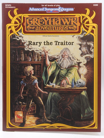 Rary the Traitor (Advanced Dungeons & Dragons, 2nd Edition), by TSR Hobbies  