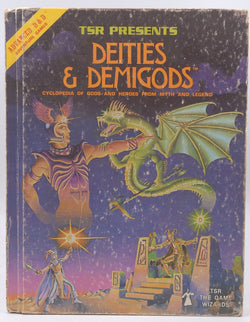 AD&D Deities & Demigods 2nd Printing Cthulhu 144pp, by Ward, Kuntz  First Edition