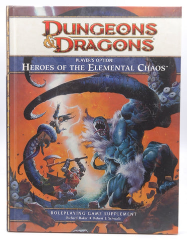 Player's Option: Heroes of the Elemental Chaos: A 4th Edition Dungeons & Dragons Rulebook by Wizards RPG Team (Feb 21 2012), by   