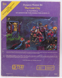D&D B/X B4 The Lost City, by Tom Moldvay  