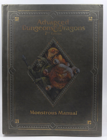 Premium 2nd Edition Advanced Dungeons & Dragons Monstrous Manual (D&D Core Rulebook), by Wizards RPG Team  