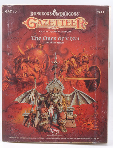 The Orcs of Thar (Dungeons & Dragons Gazetteer, Gaz 10, 9241 : Official Game Accessory), by Bruce Heard  