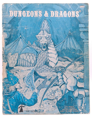 D&D Blue Book 2001 Holmes Ed, by Gygax, Arneson, Holmes  