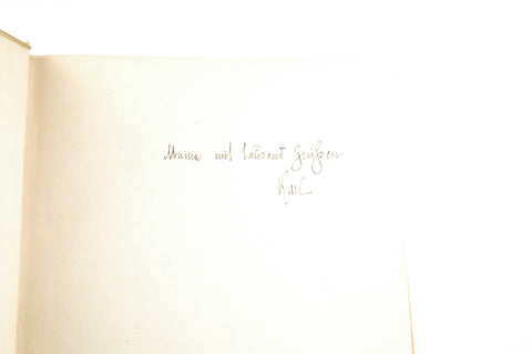 Das Neue Leben Des Dante Alighieri, by trans: Karl Federn Signed 