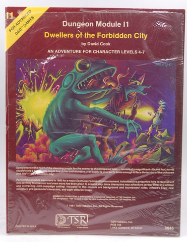 AD&D I1 Dwellers of the Forbidden City SW, by David Cook  