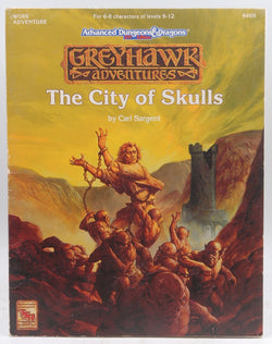 Wgr6 City of Skulls (Advanced Dungeons & Dragons, 2nd Edition/Greyhawk Adventures) by Caroline Sargent (1993-06-06), by Caroline Sargent  