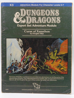 Curse of Xanathon (Dungeons & Dragons Module X3), by Niles, Douglas  