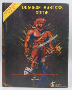 AD&D 1st Printing Dungeon Masters Guide VG+, by Gary Gygax  