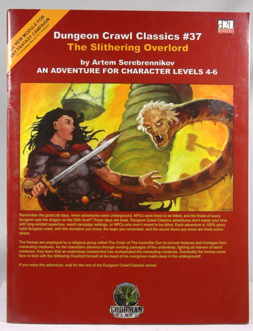 Dungeon Crawl Classics #37: The Slithering Overlord, by Artem Serebrennikov  