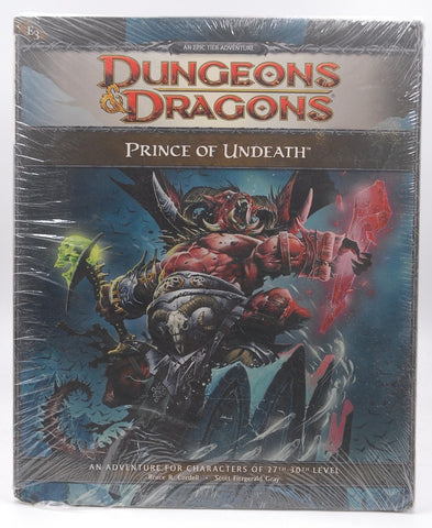 Prince of Undeath: Adventure E3 for 4th Edition Dungeons & Dragons (4th Edition D&D), by Gray, Scott Fitzgerald,Cordell, Bruce R.  