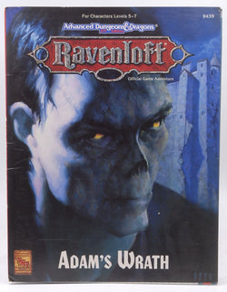 Adam's Wrath: Ravenloft Official Game Adventure, 2nd Edition (Advanced Dungeons & Dragons, No. 9439), by Smedman, Lisa  