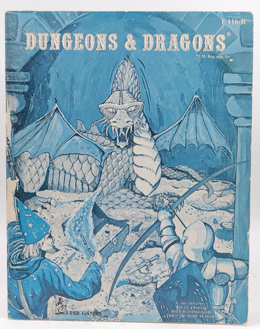 D&D Basic Set First Printing Rulebook F116-R VG+, by Gary Gygax, Dave Arneson, Eric Holmes  