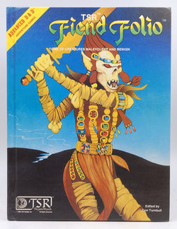 Fiend Folio: Tome of Creatures Malevolent and Benign: (Advanced Dungeons and Dragons), by   