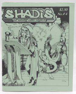 Shadis Fantasy Games Magazine #4 August 1990 KoDT, by Jolly Blackburn, et al  