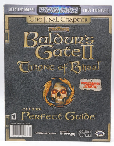 Versus Books Official Baldur's Gate II: Throne of Bhaal Perfect Guide, by Jason Brown,Matthew Rorie  