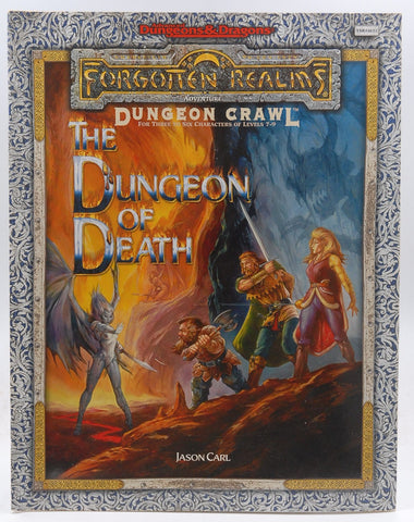 The Dungeon of Death: A Dungeon Crawl Adventure (Advanced Dungeons and Dragons: Forgotten Realms), by Jason Carl  