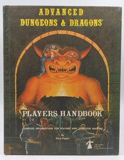 AD&D 2nd Printing Players Handbook G+, by Gary Gygax  