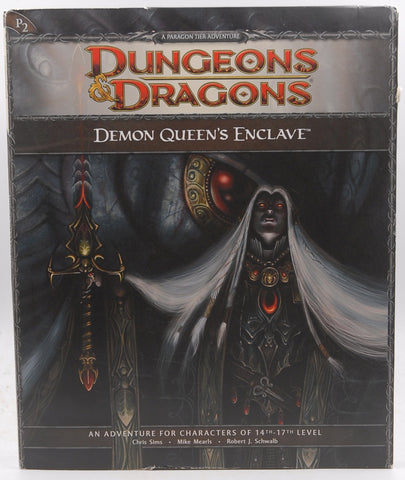 Demon Queen's Enclave: Adventure P2 for 4th Edition Dungeons & Dragons (D&D Adventure), by Noonan, David,Sims, Chris  