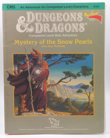 Mystery of the Snow Pearls (Dungeons & Dragons Module CM5), by McCready, Anne Gray  