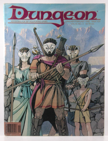 Dungeon Magazine, Issue 21, by Bernard Wilkins  