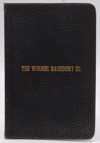 The Wormer Machinery Co Catalog, by Self  