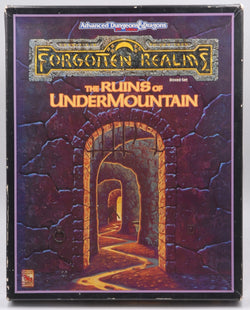 Ruins of UnderMountain (AD&D 2nd Ed. Fantasy Roleplaying, Forgotten Realms), by Greenwood, Ed  